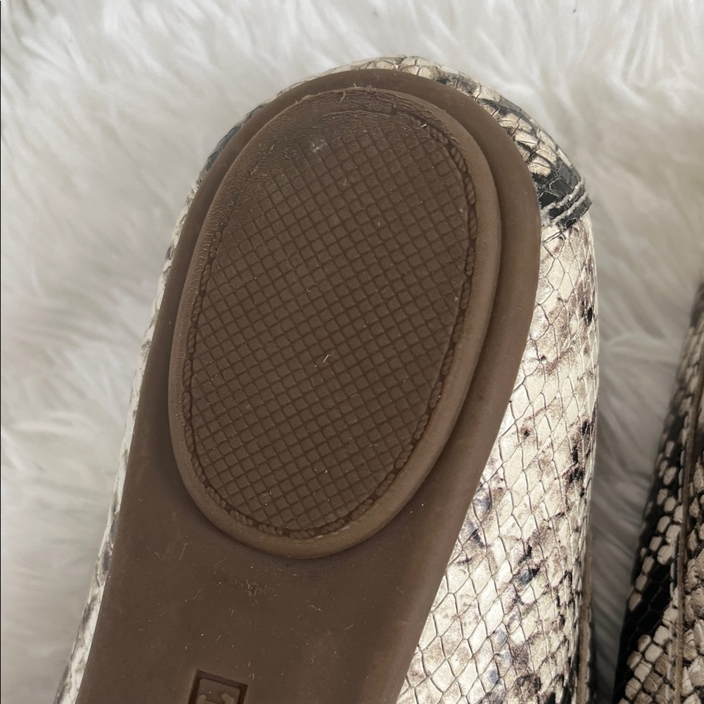 Talbots Snakeskin Patterned Loafers - image 4